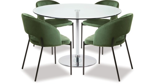 Becky Dining Table & Alice Chairs x 4 Becky Dining Table & Alice Chairs x 4